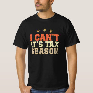 Camiseta Não posso, é a estação de impostos