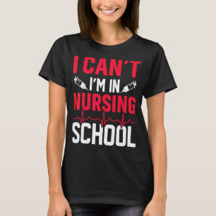 Camiseta Não posso estar no dia da enfermeira feliz