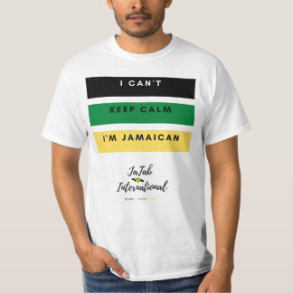 Camiseta Não posso ficar calmo, sou jamaicano T-Shirt