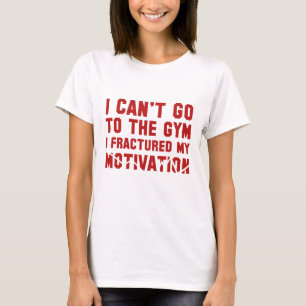 Camiseta Não Posso Ir à Academia
