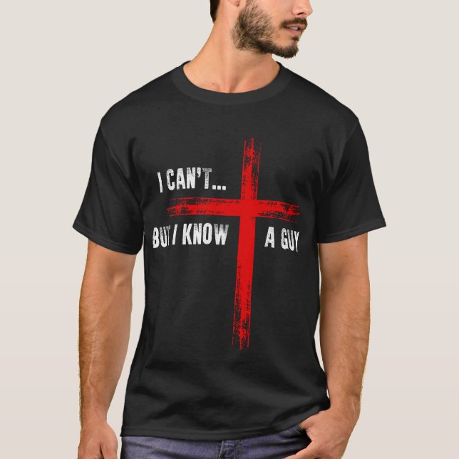 Camiseta Não posso, mas conheço uma Cara (Frente)