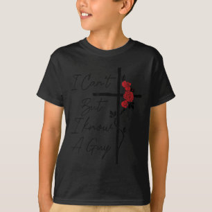 Camiseta Não posso, mas conheço uma Cara de Jesus cruzando
