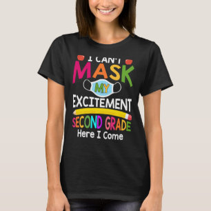Camiseta Não posso mascarar meu Entusiasmo de segundo ano a