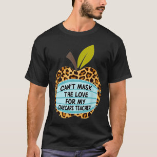 Camiseta Não posso mascarar o amor pelo meu professor de cr