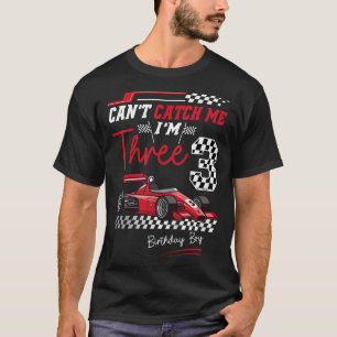 Camiseta Não posso me pegar 3 Super Red Racing Carro 3º Bir