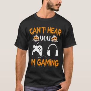 Camiseta Não Posso Ouvir Você Estou Jogando Controle de Vid