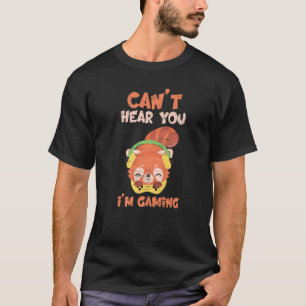 Camiseta Não posso ouvir você que estou jogando para uma ár