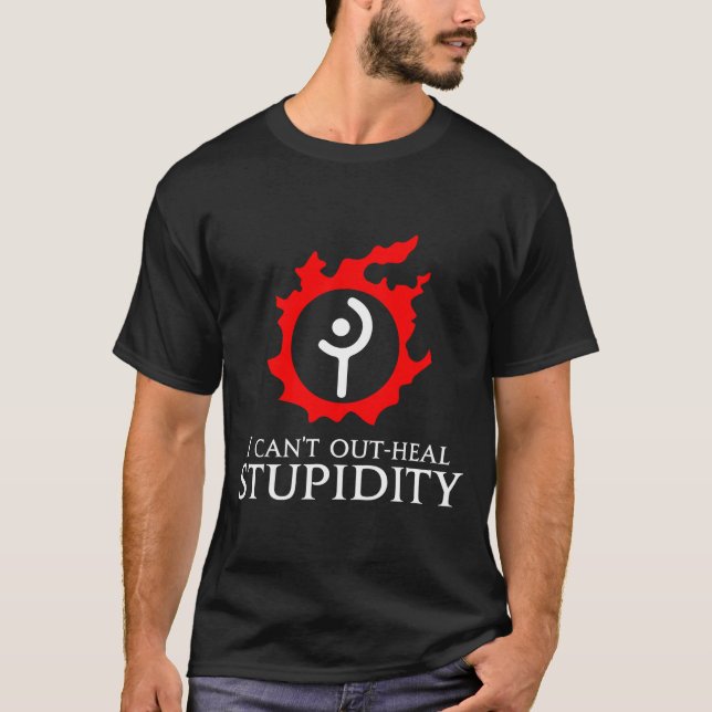 Camiseta Não Posso Superar a Studity em Cura - White Mage M (Frente)
