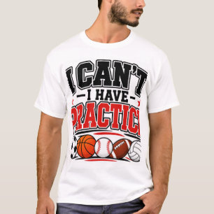 Camiseta Não posso, tenho treino
