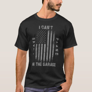 Camiseta Não posso ter planos no padre mecânico de garagem