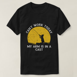 Camiseta Não Posso Trabalhar Hoje Meu Braço Está Em Gesso G