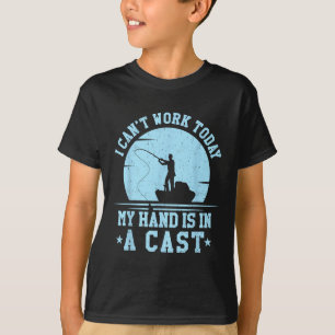 Camiseta Não Posso Trabalhar Hoje Meu Braço Está Em Gesso P