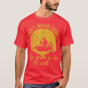 Camiseta Não Posso Trabalhar Hoje Meu Braço Está Em Um Pais