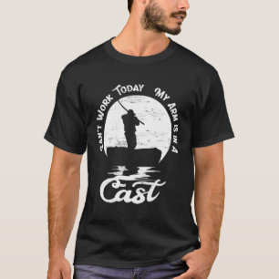 Camiseta Não Posso Trabalhar Hoje Meu Braço Está Em Um Pres
