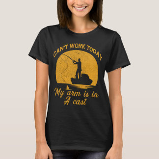 Camiseta Não Posso Trabalhar Hoje Meu Braço Está Em Uma Cam