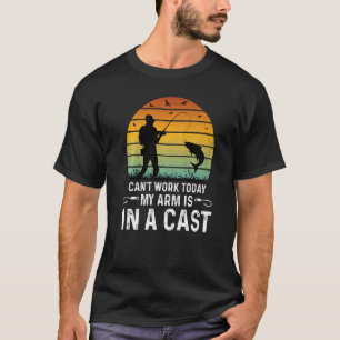 Camiseta Não Posso Trabalhar Hoje Meu Braço Está Num Aparel
