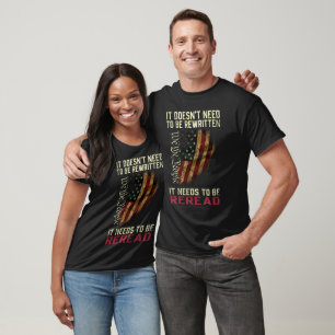 Camiseta Não Precisa Ser Reescrito Nós O Povo