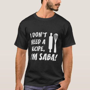 Camiseta Não Preciso De Receita, Sou Avô Judeu Saba.