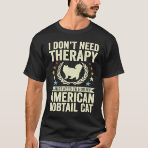 Camiseta Não Preciso de Terapia Basta Abraçar Meu Gato Amer