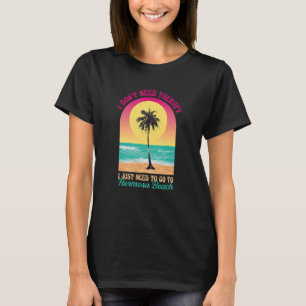 Camiseta Não Preciso de Terapia Hermosa Beach Oceano Califó