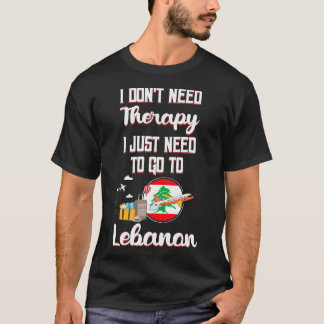 Camiseta Não Preciso De Terapia Só Preciso De Ir Para O Líb
