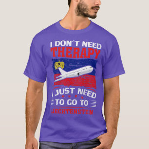 Camiseta Não Preciso De Terapia Só Preciso De Ir Para O Lie