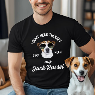 Camiseta Não preciso de terapia, só preciso do meu Jack Rus