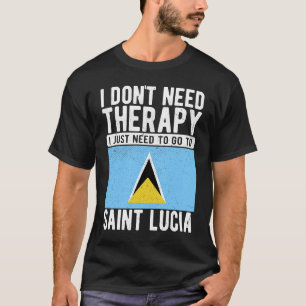 Camiseta Não preciso de terapia, só preciso ir ao Santo Lu