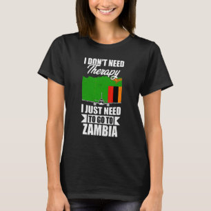 Camiseta Não Preciso de Terapia, Só Preciso Ir Para a Zâmbi