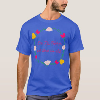 Camiseta Não Prejudicar Vinheta Floral 1