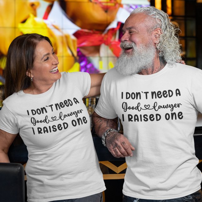 Camiseta Não quero um bom advogado que criei um | PAI MOM (Criador carregado)