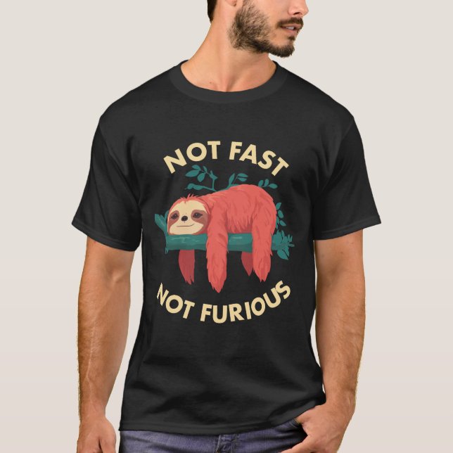 Camiseta Não Rápido, Não Furioso (Frente)