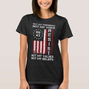 Camiseta Não resista meu presidente anti-armário bandeira a