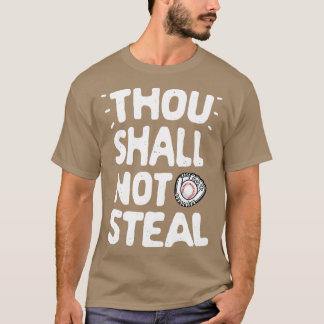 Camiseta Não Roubará Baseball por Homens Meninos G