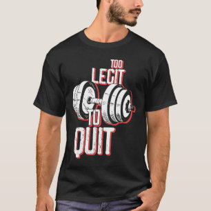 Camiseta Não Sair de Barbell Bodybuilding Workout Gym Weigh