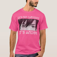 Não são desenhos animados, é anime boy fã de mangá