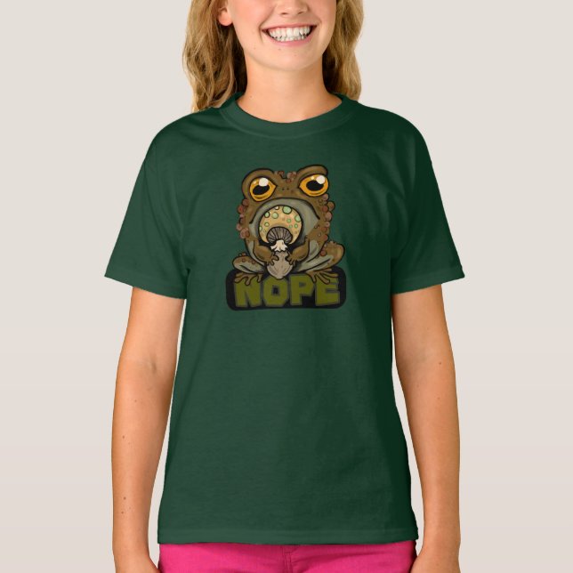 Camiseta Não! Sapo rabugento (Frente)