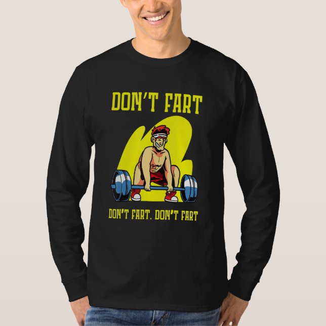 Camiseta Não se ajuste ao exercício da formação (Frente)