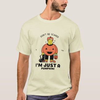 Camiseta Não se assuste, sou apenas um "Pumpkin Halloween T