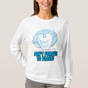 Camiseta não se esqueça de usar fio dental