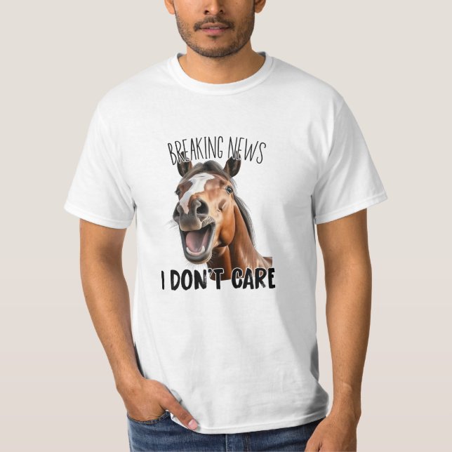 Camiseta Não se importe com T-Shirt (Frente)