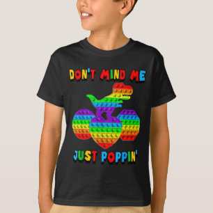 Camiseta Não Se Importe Comigo, Apenas Pn' T-rex Engraçado