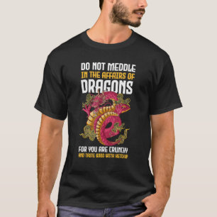 Camiseta Não se Intrometa Nos Assuntos Dos Dragões