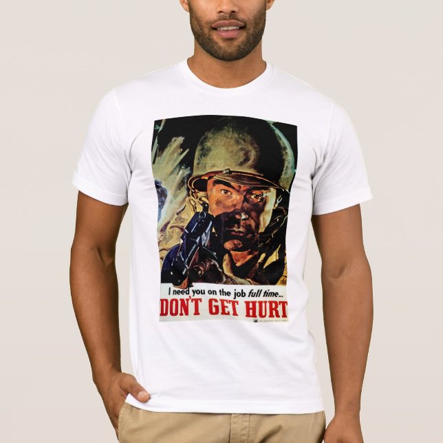 Camiseta Não se machuque (Frente)