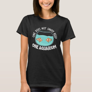 Camiseta Não Se Mantém Apenas Um Aquário De Aquário Junkie