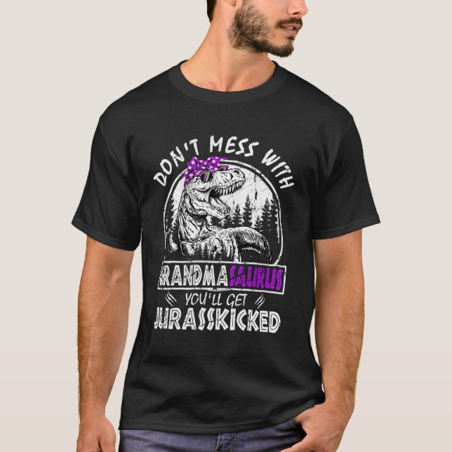 Camiseta Não Se Mestione Com O Avô, Você Vai Ficar Jurássic (Frente)