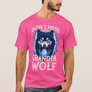 Camiseta Não Se Mestione Com O Vovô Wolf Men Lobo