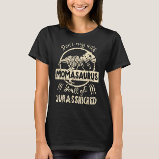 Camiseta Não Se Mestique Com O Momassauro, Você Vai Ter Jur