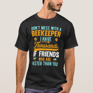 Camiseta Não se meta com apicultor