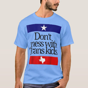 Camiseta Não se meta com crianças trans proteja as crianças